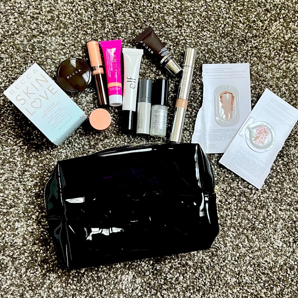 Ysl makeup bag + skincare/makeup